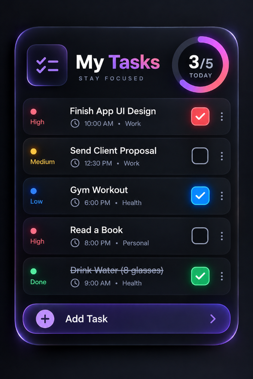 Todo Widget Preview